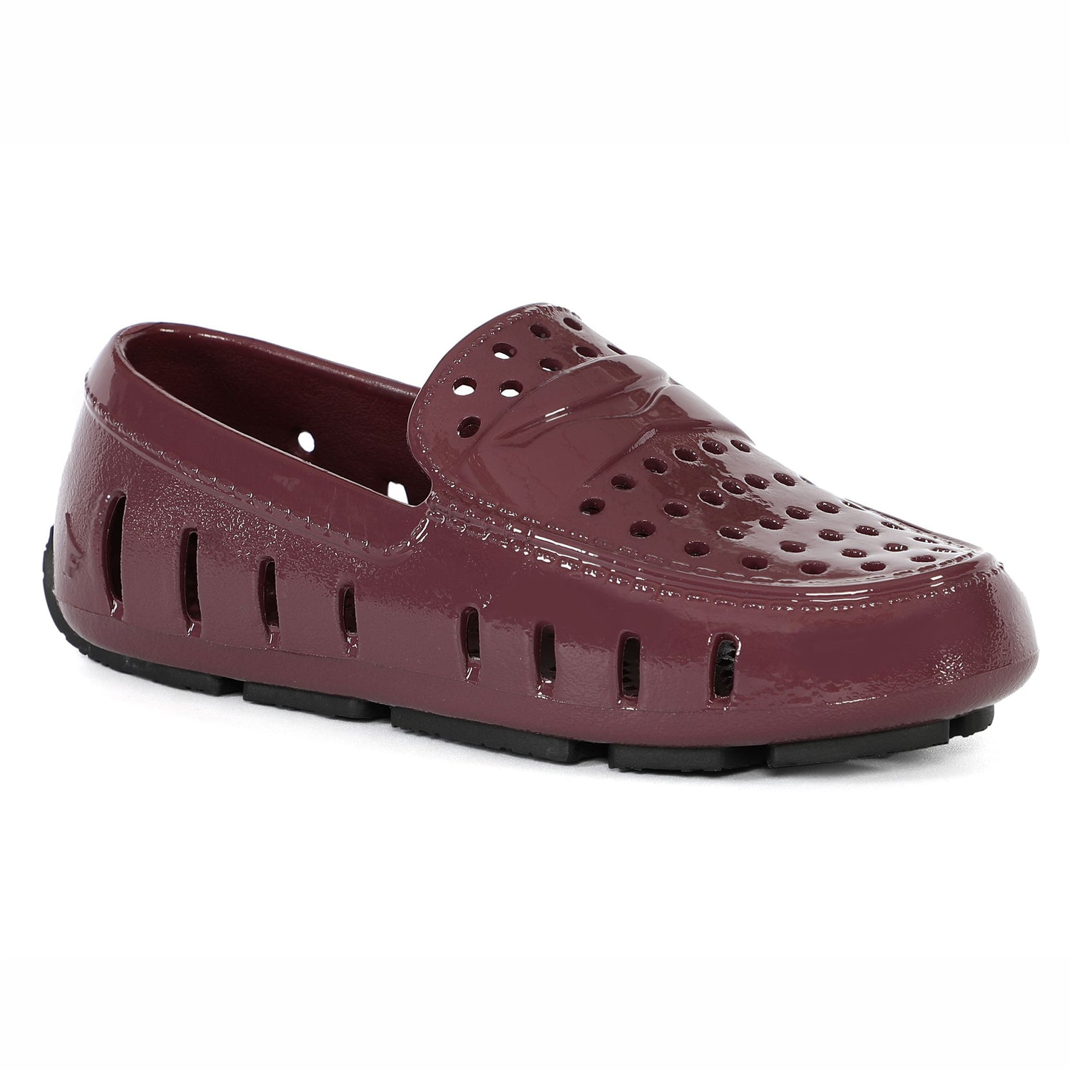 PRODIGY DRIVER BURGUNDY PATENT/BLACK