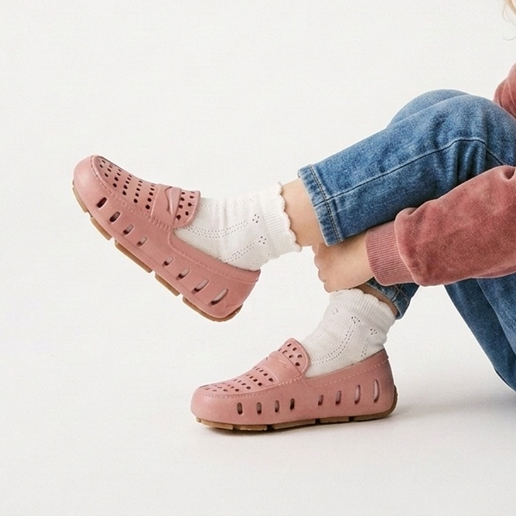 Kids Prodigy Rose Peony Gum Loafers