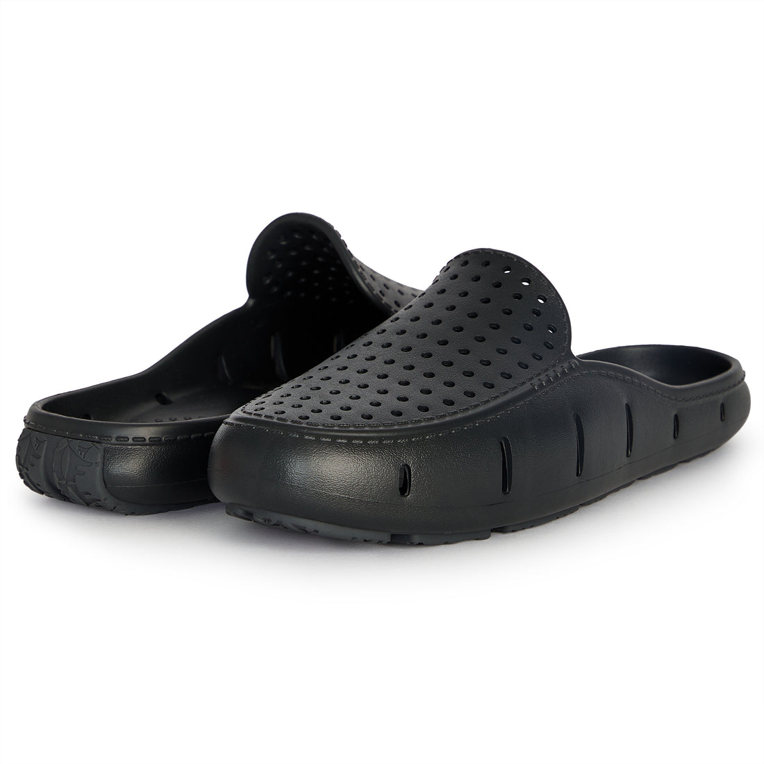 MENS BLACK/ASPHALT SUNSET SLIDE