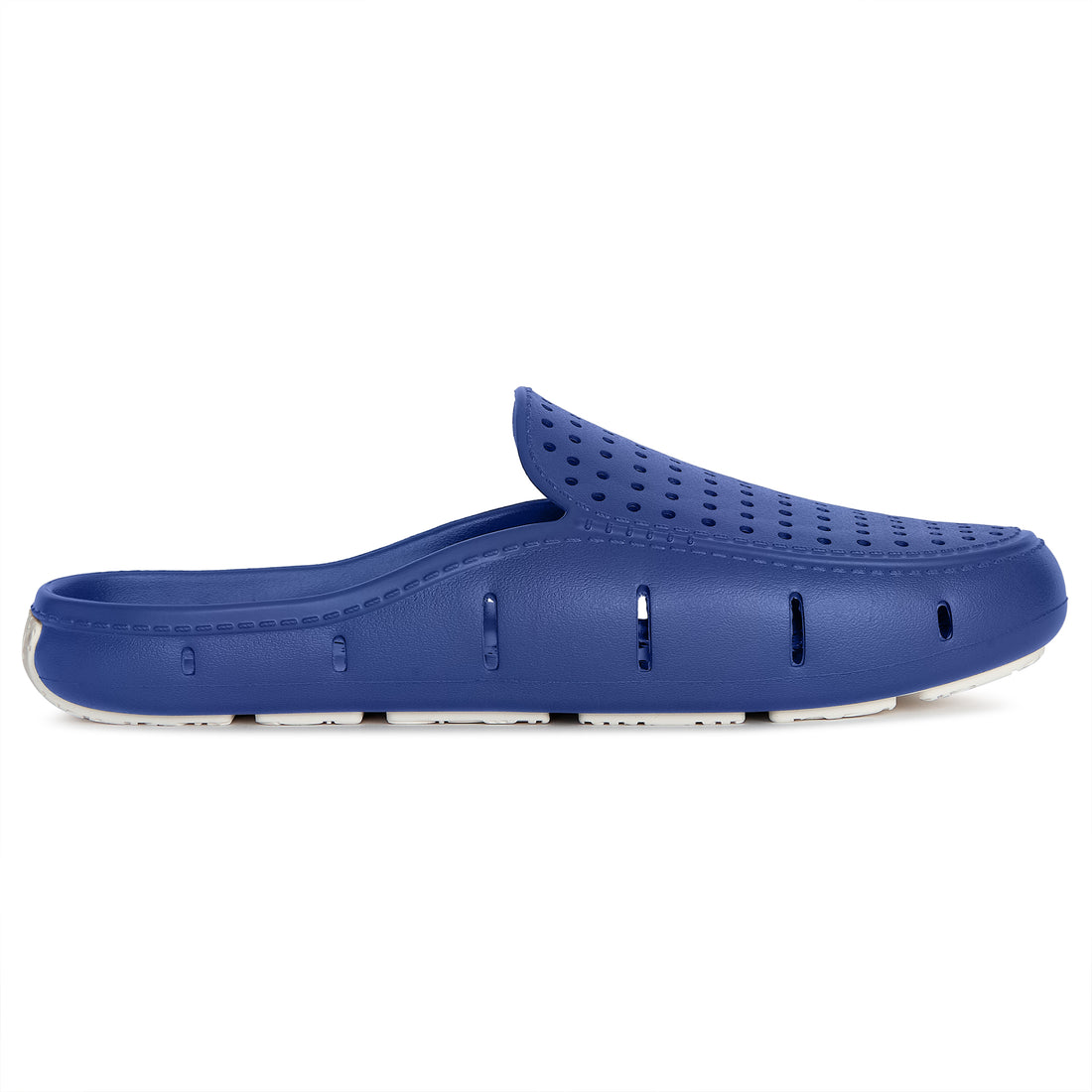 MENS NAVY PEONY/BRIGHT WHITE SUNSET SLIDE