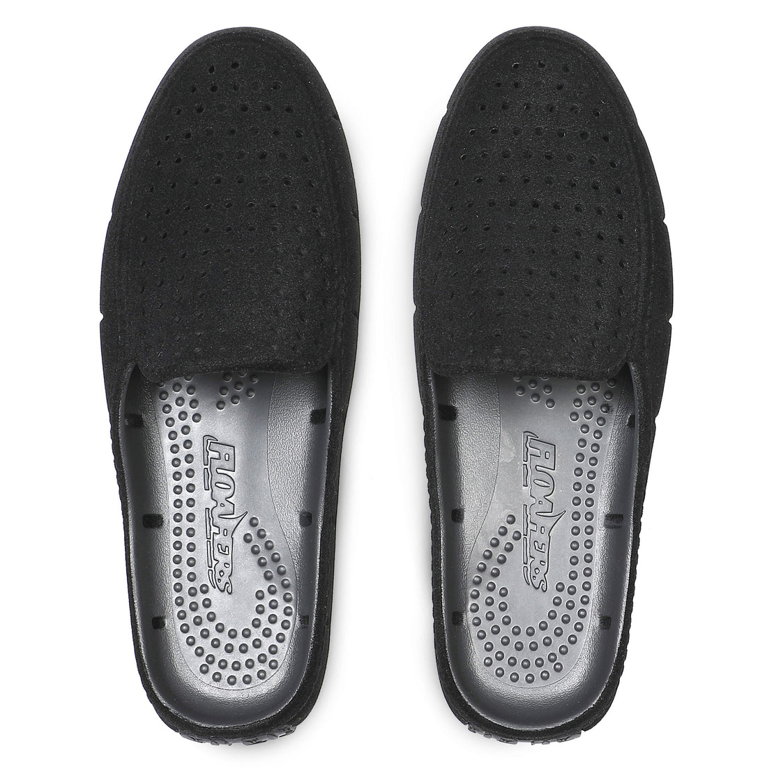 BLACK VEGAN SUEDE SUNSET SLIDE 3.0 - WOMENS