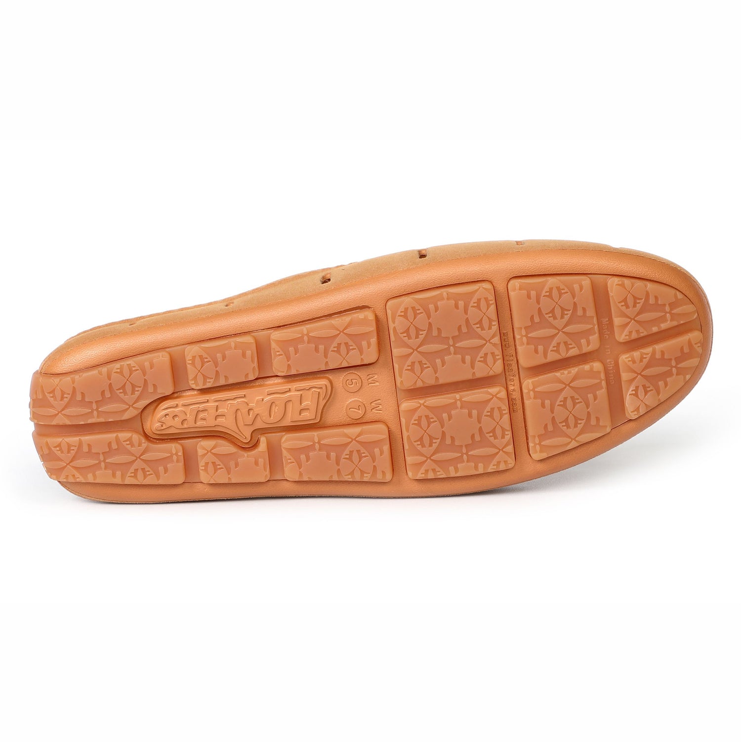 WOMENS COGNAC VEGAN SUEDE SUNSET SLIDE 3.0