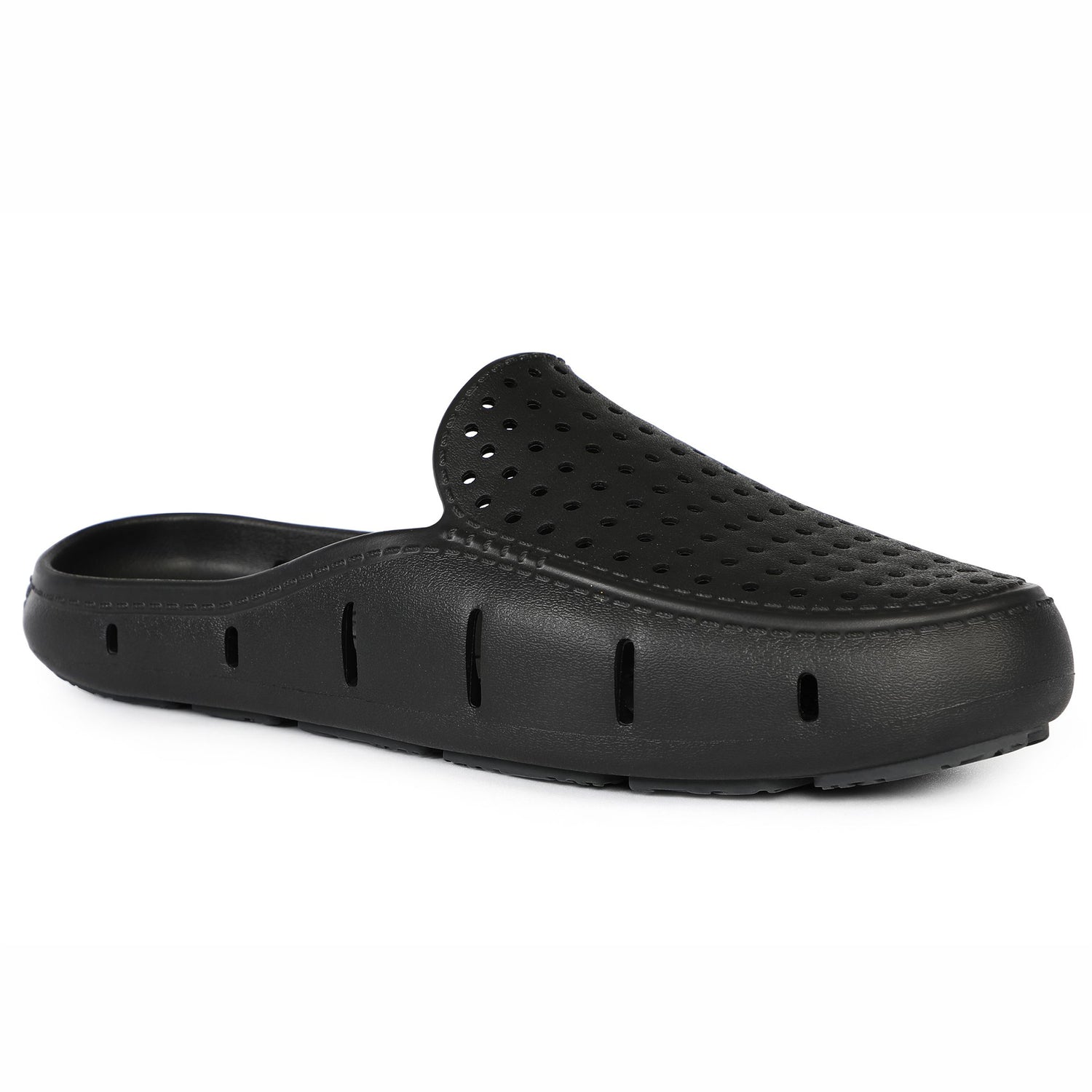 MENS BLACK/ASPHALT SUNSET SLIDE