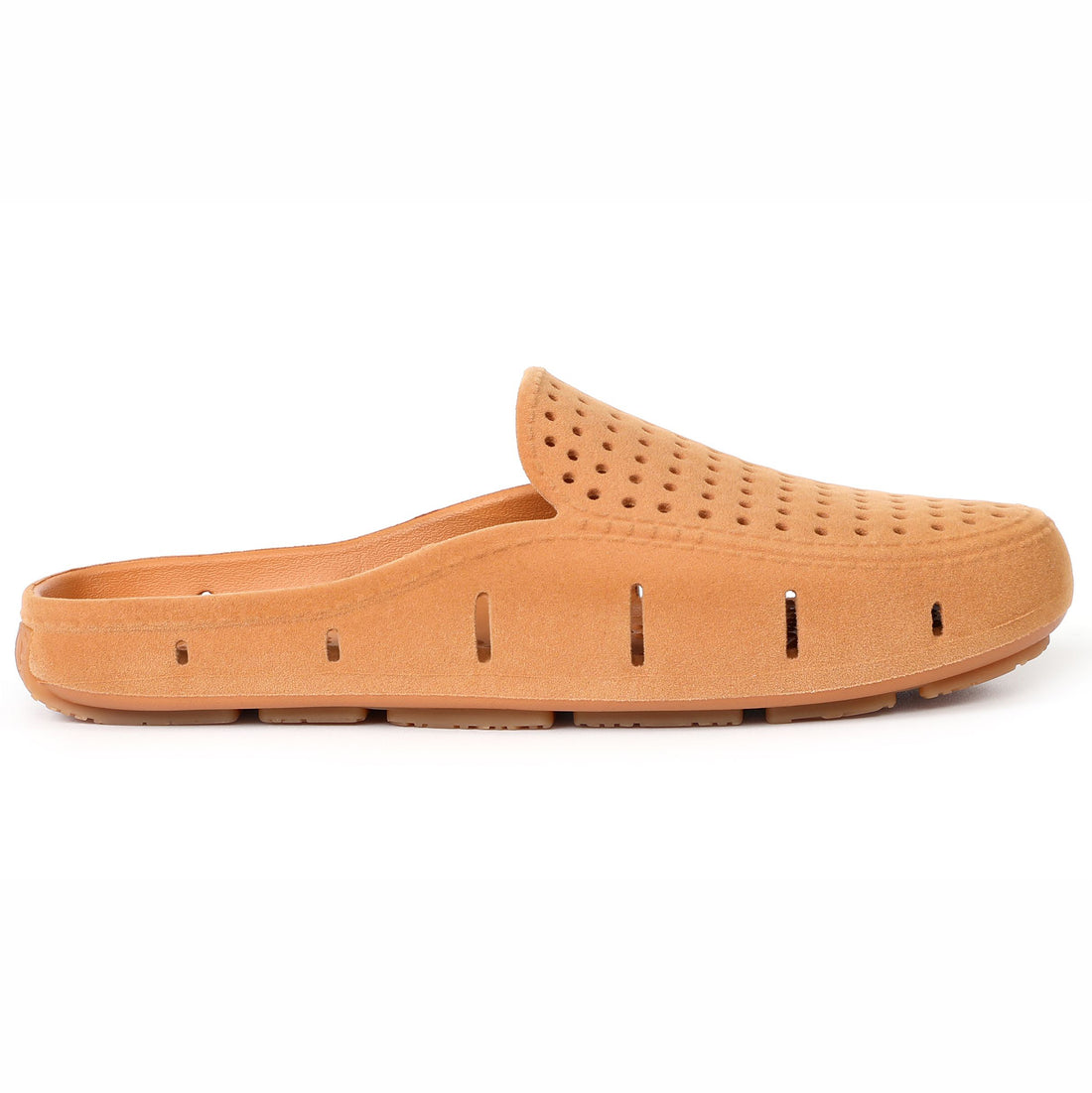 COGNAC VEGAN SUEDE SUNSET SLIDE 3.0 - WOMENS
