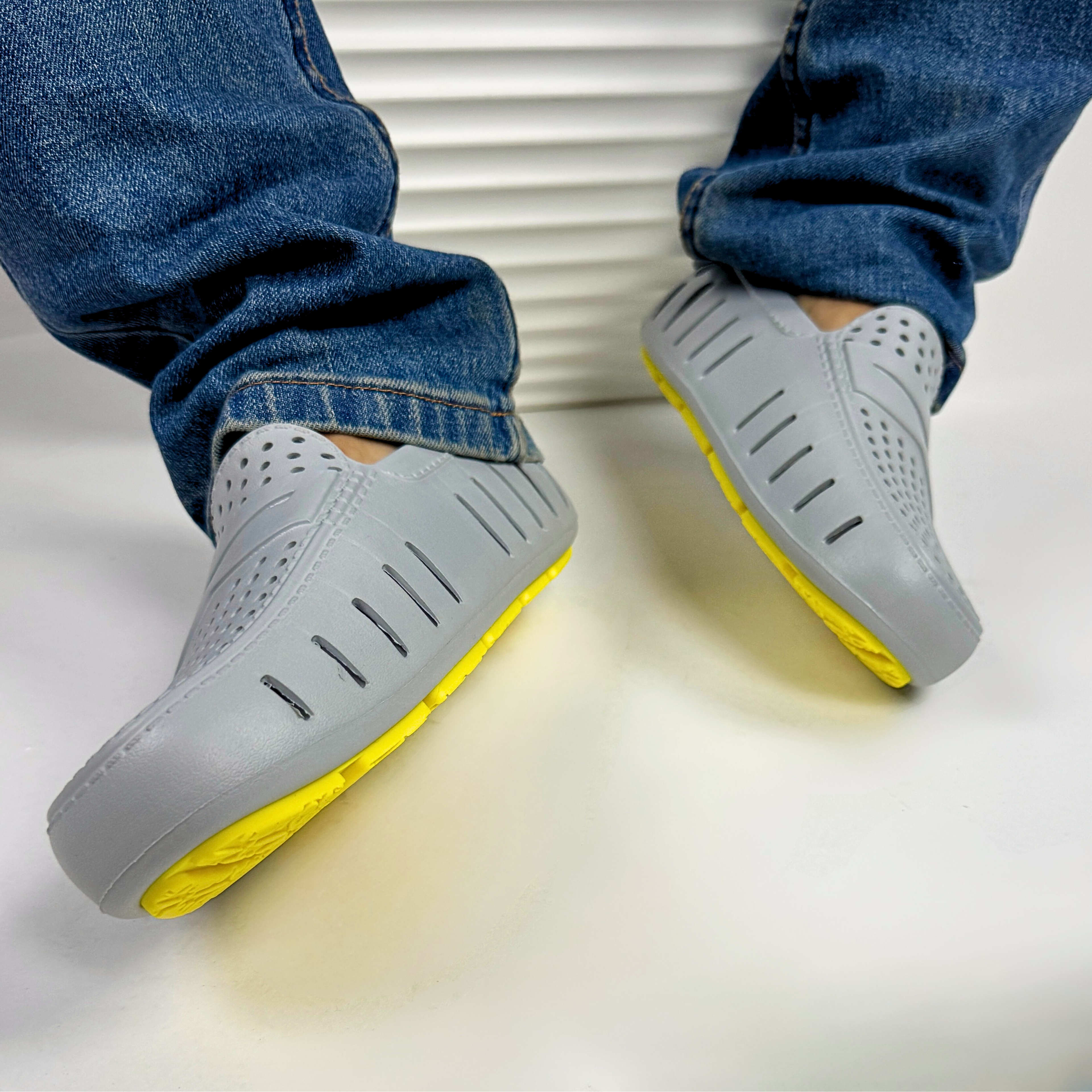 MENS HARBOR MIST GRAY/LEMON TONIC COUNTRY CLUB 1.0
