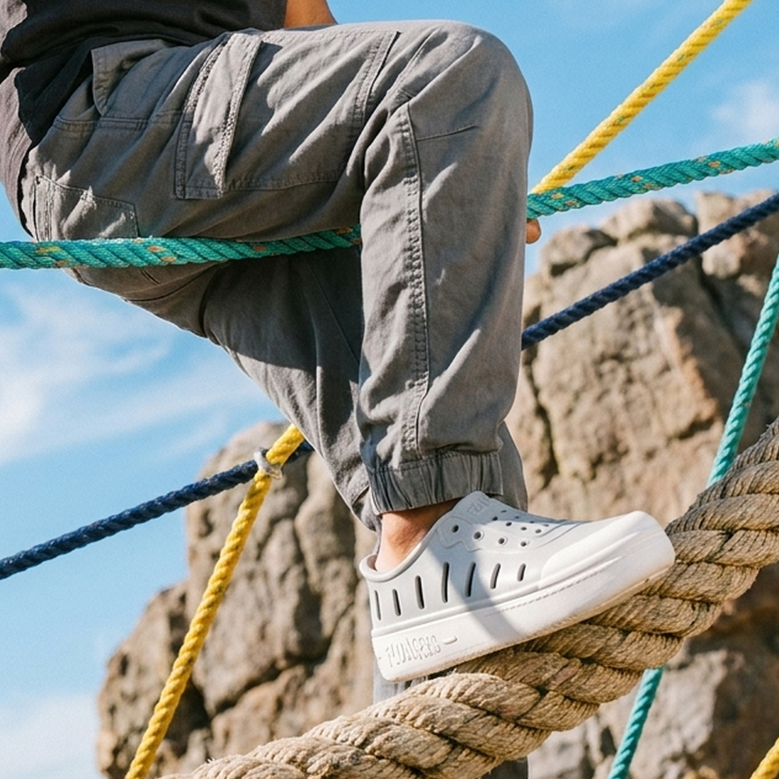 Kids PACE Grey/Cloud Sneaker