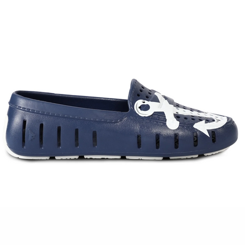 Women's Posh 3.0 Driver Foam Shoe | Navy/White Anchors – Floafers