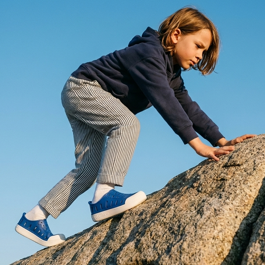Kids PACE Blue/Cloud Sneaker