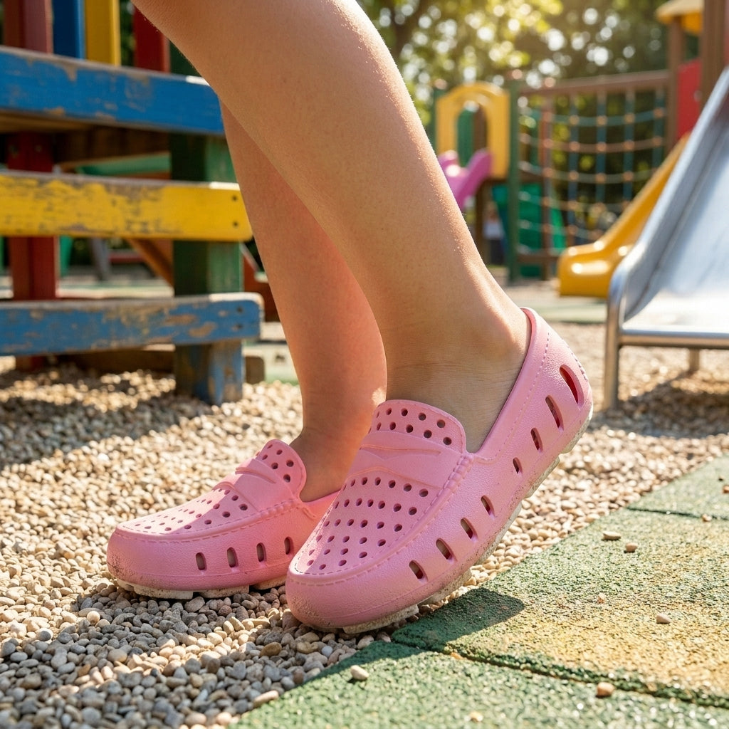 Kids Prodigy Pink Carnation Bright White Loafers – Floafers