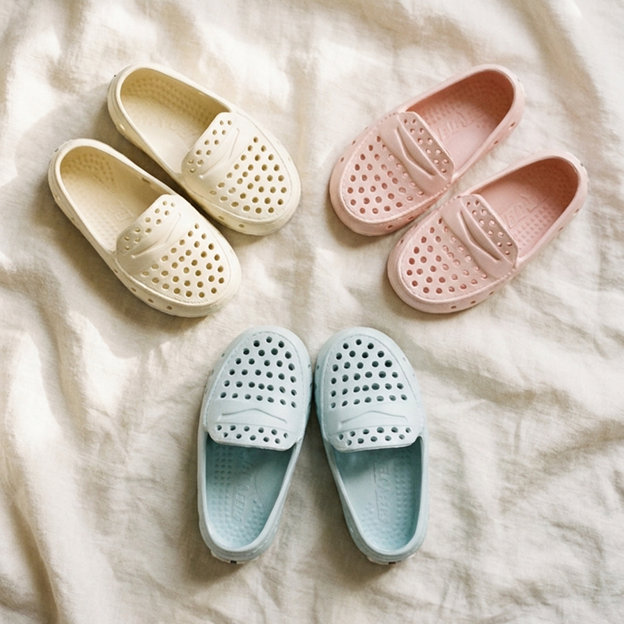 Kids Anchor Baby Blue/Bright White Loafer