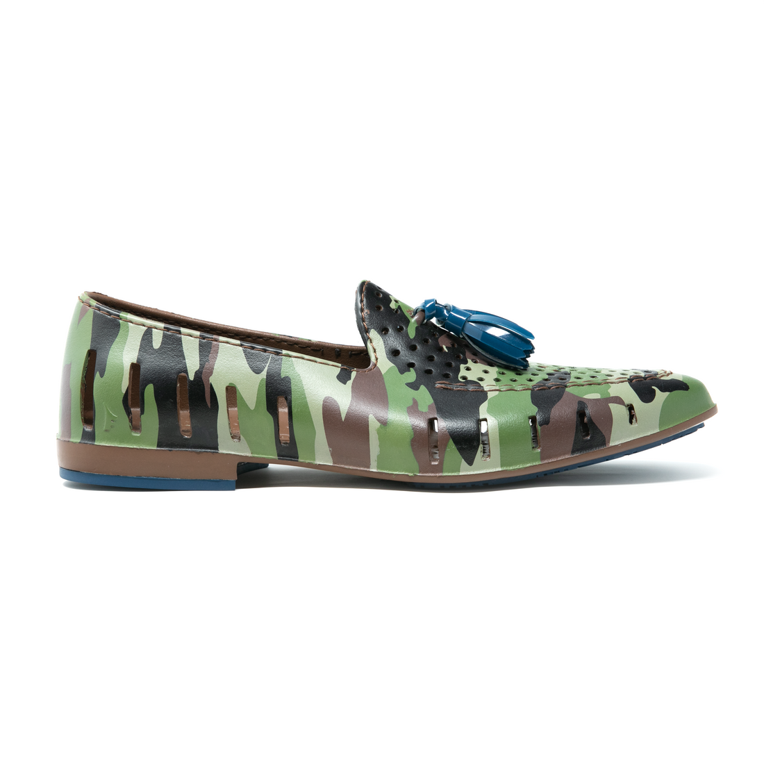 EXECUTIVE TASSEL GREEN CAMO MARBLE/SAILOR NAVY - MENS - FINAL SALE