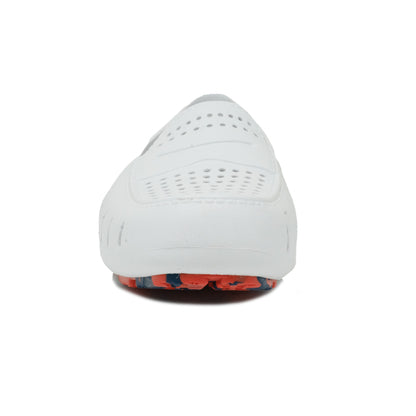 BRIGHT WHITE/RED BLUE SPLATTER - MENS - FINAL SALE