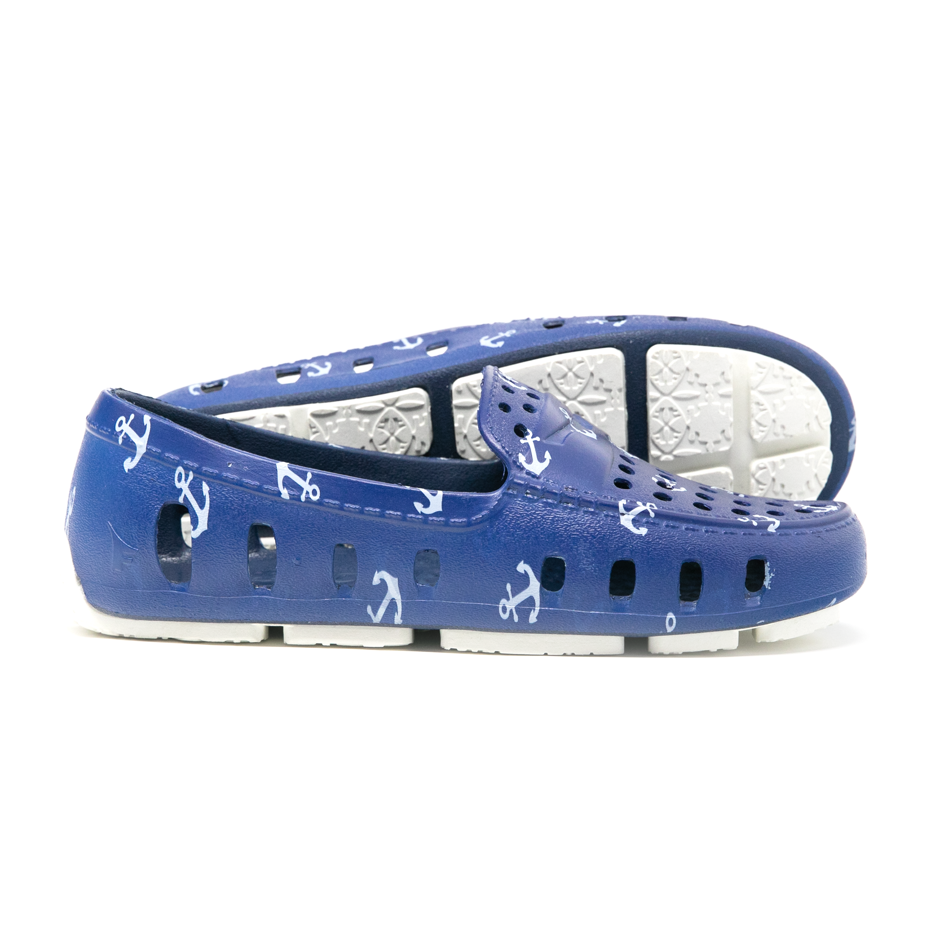 Louis Vuitton Blue Pattern Crocs Shoes Gift For Men Women - Family